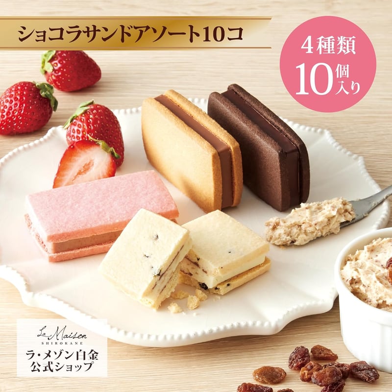 ショコラサンドアソートギフト 10個入 個包装スイーツ