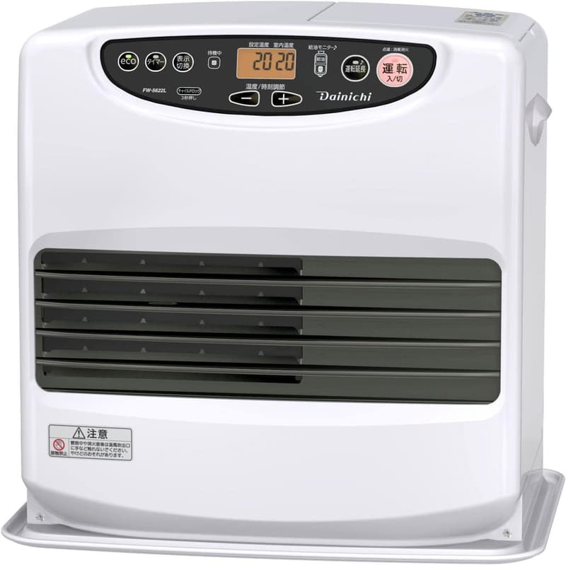 ダイニチ Lタイプ石油ファンヒーター 木造15畳/コンクリート20畳用 ムーンホワイト FW-5622L-W