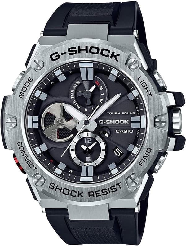 スマートフォンリンク G-SHOCK G-STEEL GST-B100-1A メンズ腕時計