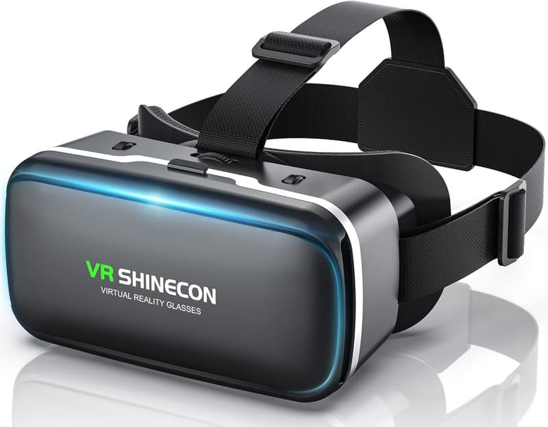 スマホ用VRゴーグル - 令和冬初売りモデル、ピント調整・眼鏡対応、120°超広角、1080PHD【クリスマス・新年プレゼント】