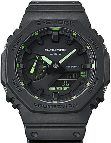 ネオンアクセント グリーン G-Shock GA2100-1A3 腕時計