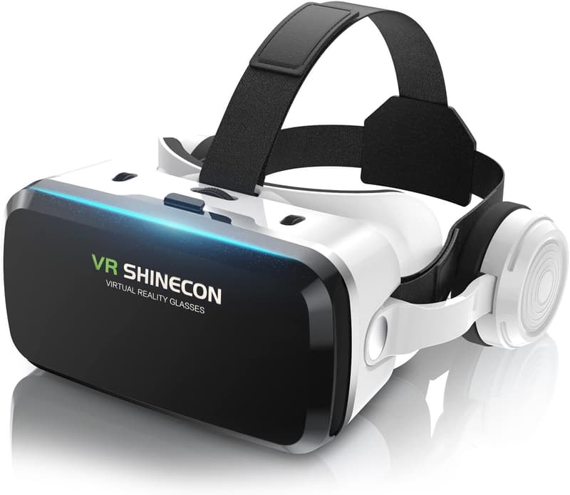 令和7年モデル OLANSOR VRゴーグル ヘッドセット ヘッドホン付き 5.5-7.2インチスマホ対応