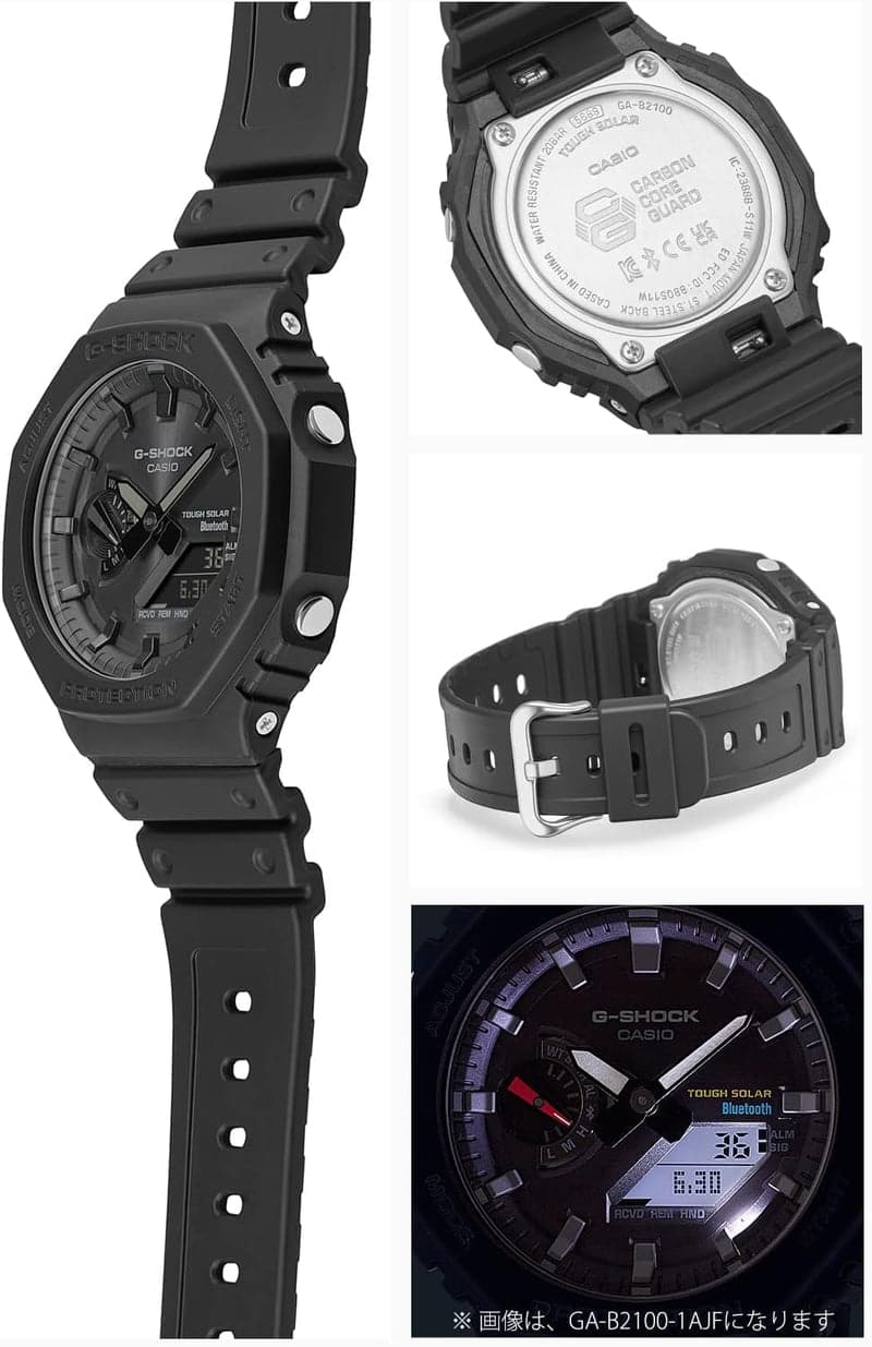 メンズBluetoothソーラー腕時計 GA-B2100-1A1JF ー G-SHOCKブラック