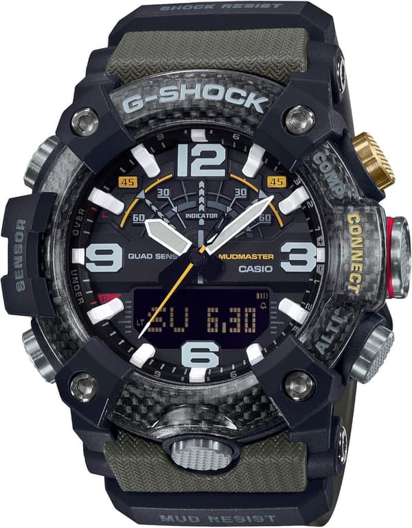 Bluetooth搭載 カーボンコアガード構造 G-SHOCK メンズ腕時計 GG-B100-1A3JF グリーン