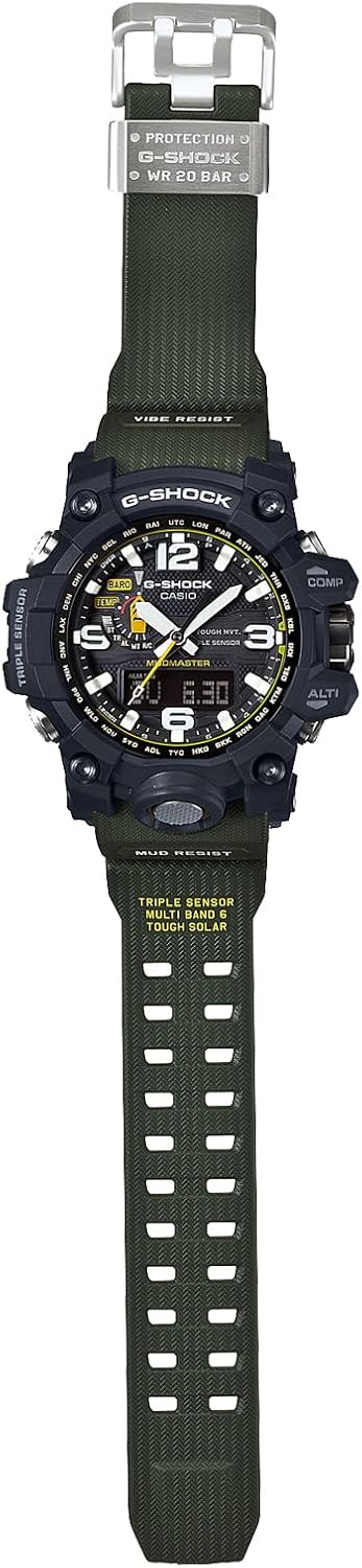 GWG-1000-1A3JF メンズ用 グリーンMUDMASTER 電波ソーラー腕時計【国内正規品】