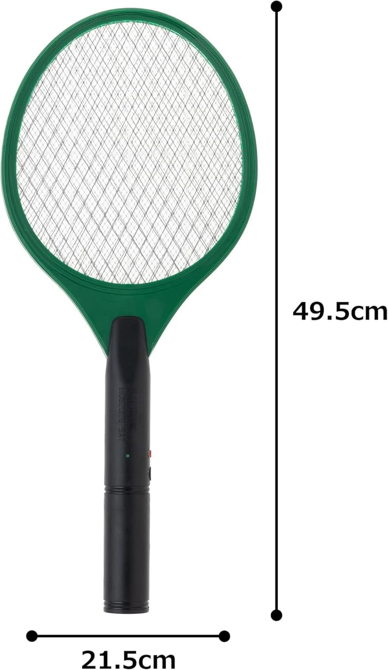 蚊Racket虫 電撃殺虫ラケット - グリーン NCS-R20