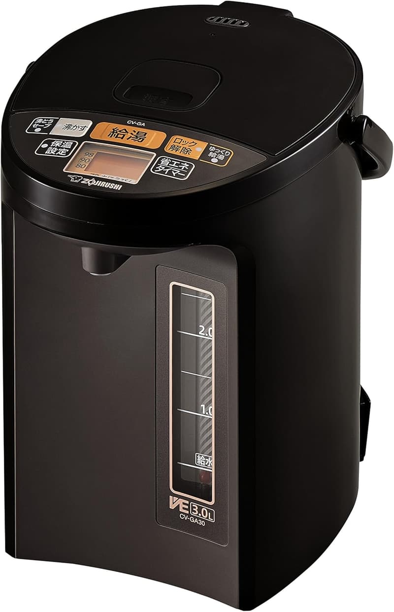 象印 省エネ電気ポット 3.0L 5段階温度設定 ブラウン VE電気まほうびん CV-GA30-TA
