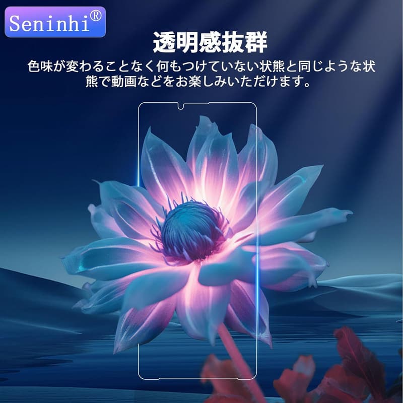 Xperia 10 VI用 ブルーライトカット 強化ガラスフィルム 2枚セット 画面保護 シート 6.1インチ