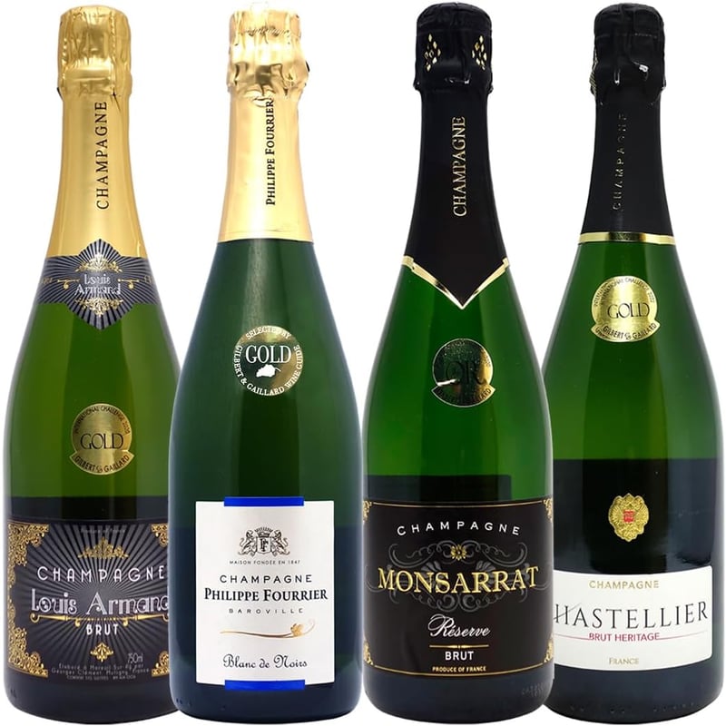 金賞シャンパン4本セット (750ml×4本)
