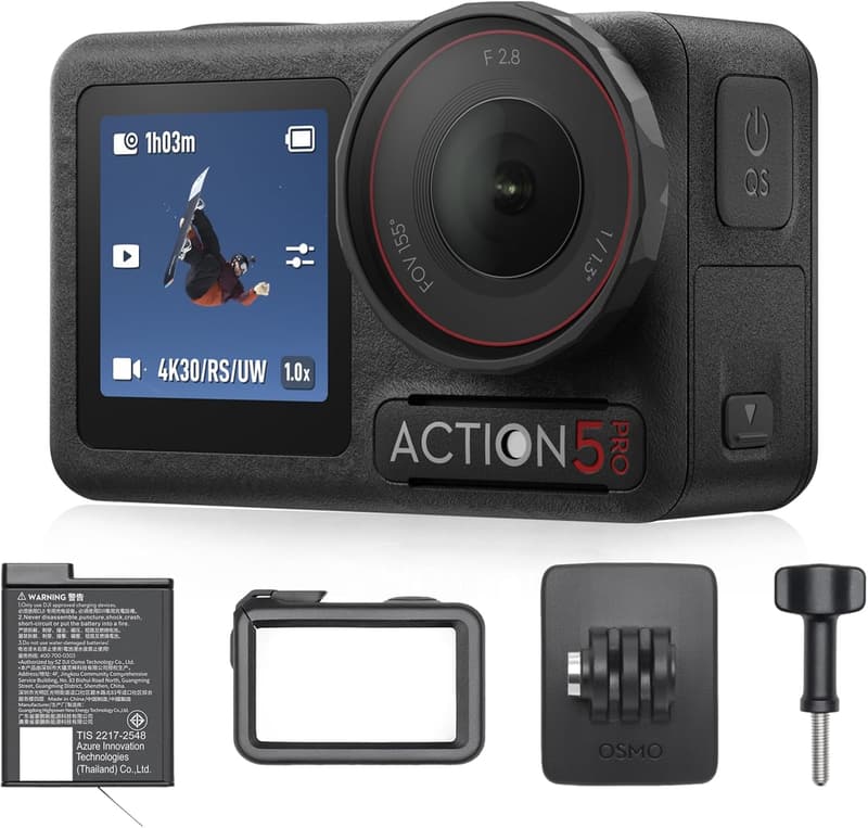 DJI Osmo Action 5 Pro アクションカメラ 4K/120fps 防水 撮影用