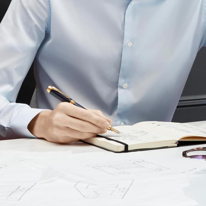 万年筆 カレン ブラック・シーGT 細字 18金ペン先 ギフトボックス入り