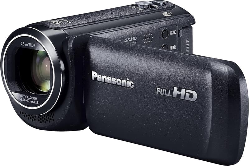 64GB内蔵メモリー・パナソニックHDビデオカメラ・光学50倍ズーム・手ブレ補正・小型軽量・ブラック