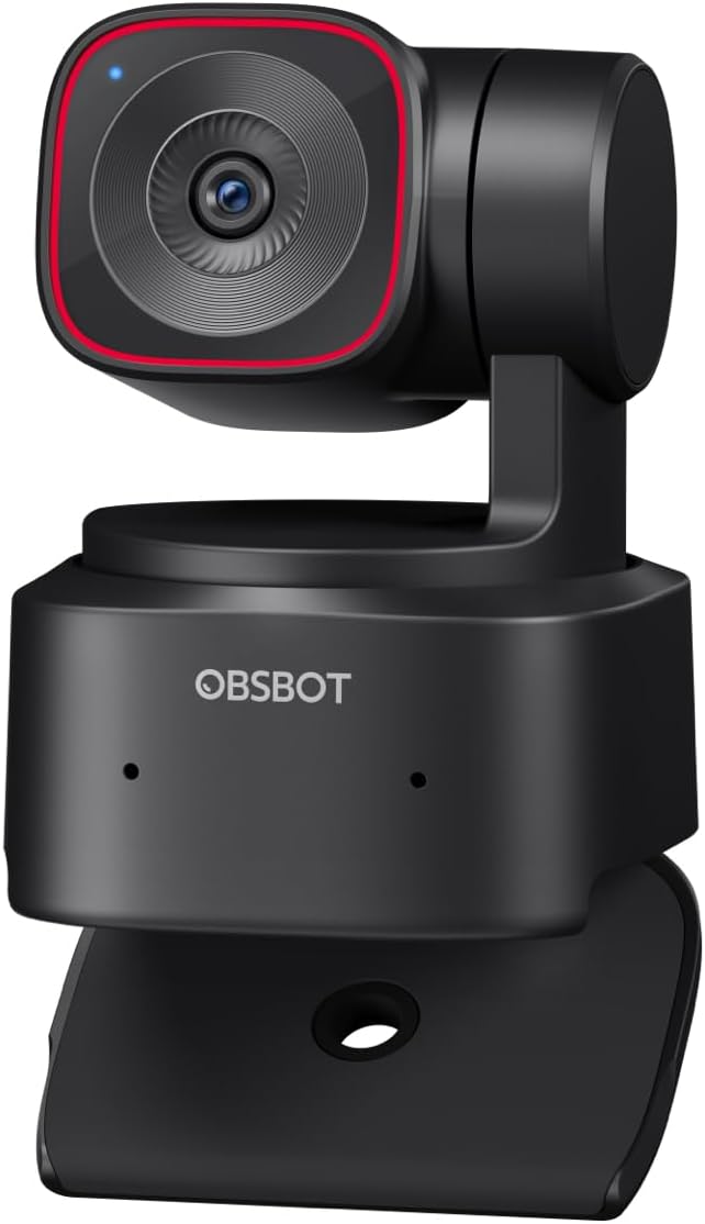 OBSBOT TINY 2 Lite 4K AI自動追跡ウェブカメラ - 4800万画素HDRノイズ低減