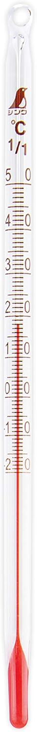 シンワ測定 棒状温度計 H-8C ケース付 -20~50℃ 15㎝
