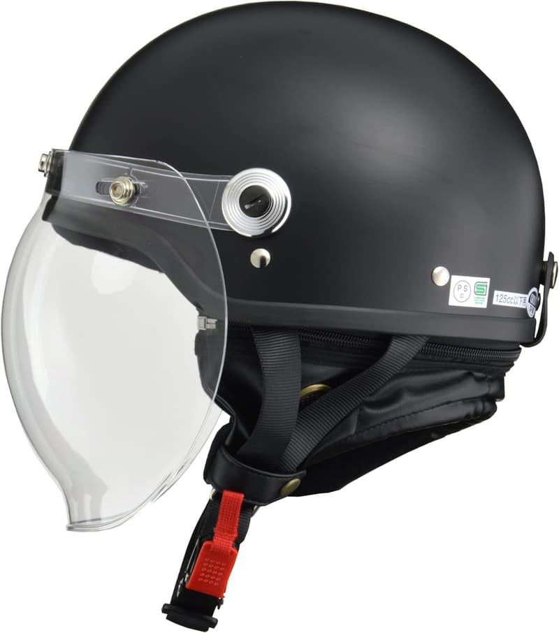 バイク用ハーフヘルメット CR-760 バブルシールド付き