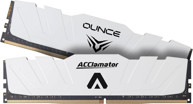 デスクトップPC用 32GB DDR4メモリ(3600MHz、CL18、1.35V、ヒートシンク付き、16GB x 2枚) Acclamator OUNCE