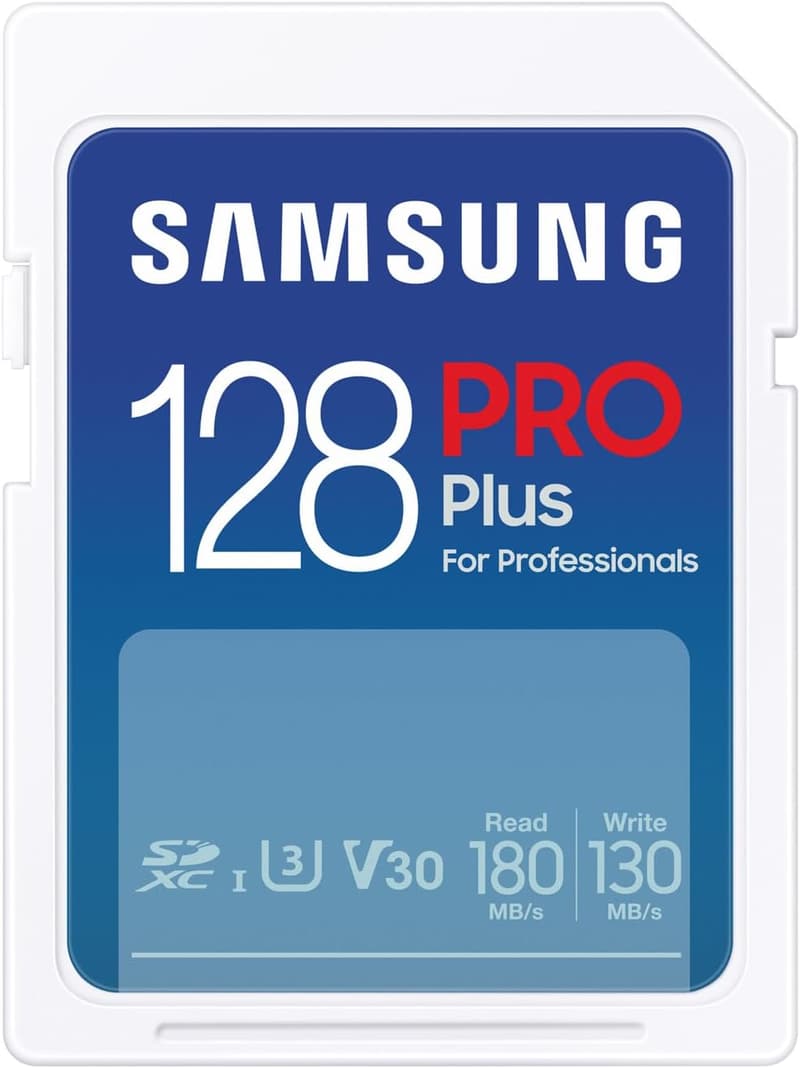 Samsung PRO Plus SDカード 128GB UHS-1 U3 最大転送速度180MB/秒 国内正規保証