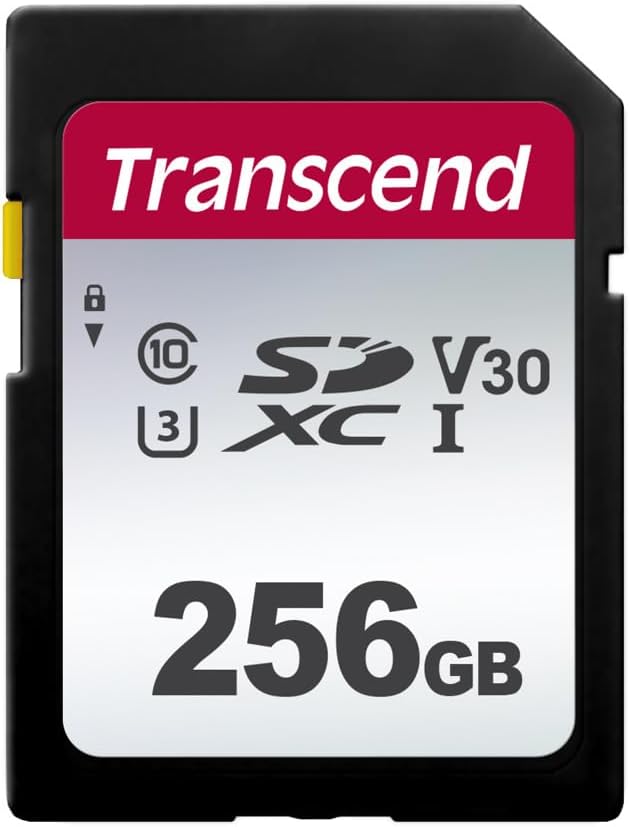 Transcend 256GB SDカード UHS-I Class10 ブラック（最大転送速度95MB/s）