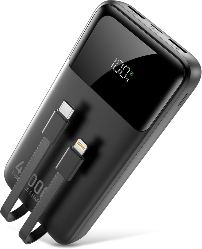 大容量モバイルバッテリー 40000mAh 5台同時充電 PSE認証済 アウトドア用