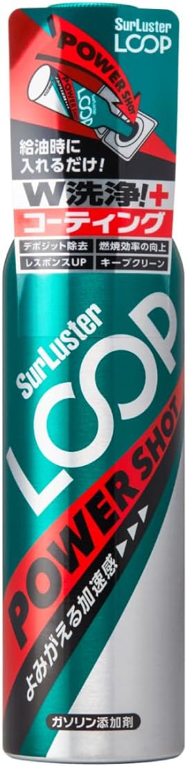 ガソリン添加剤 ループパワーショット 240ml 燃費改善・エンジン内洗浄効果