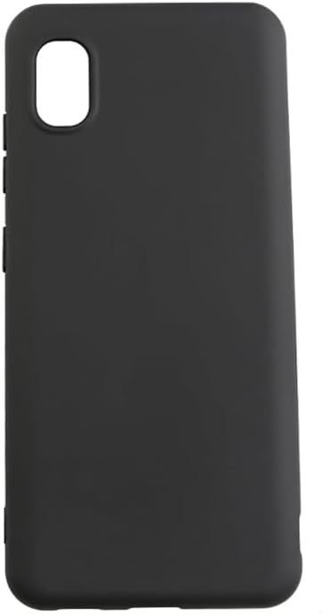 Galaxy A21 / A20 ケース ブラック 軽量ソフトTPU 薄型 耐衝撃レンズ保護