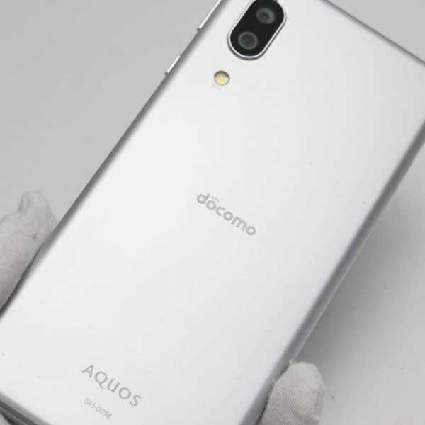 AQUOS sense3 SH-02M SIMフリー スマートフォン シルバーホワイト
