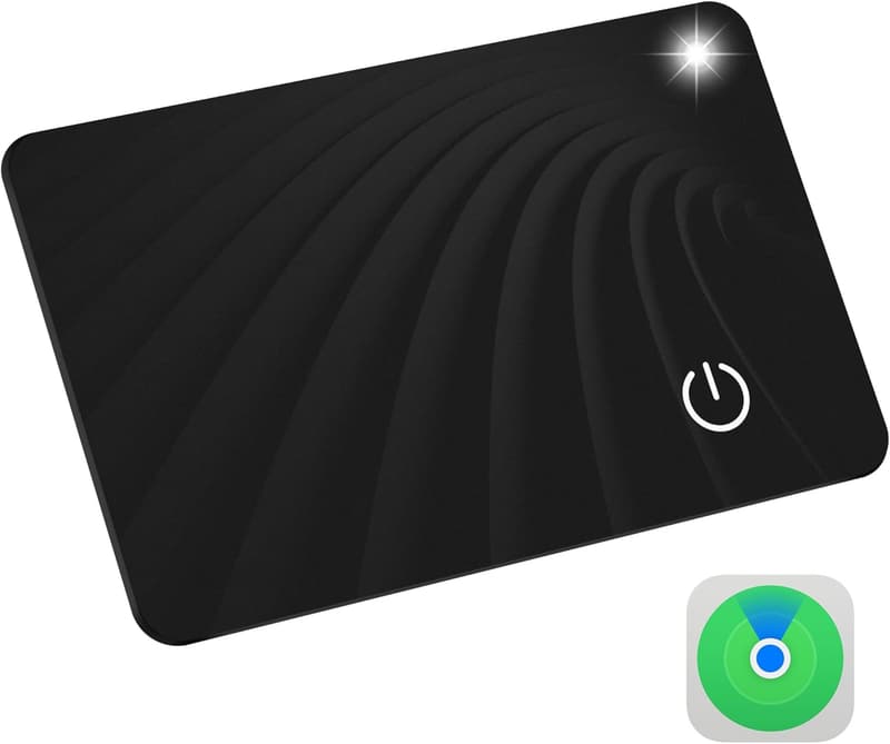 紛失防止タグ【10年耐久・極薄カード型】GPSトラッカー・高齢者見守り用・IP68防水・iOS専用