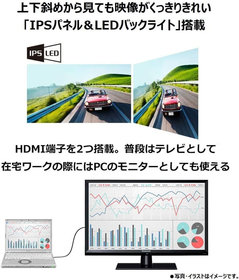 パナソニック 19V型 ハイビジョン 液晶テレビ VIERA TH-19G300 IPSパネル
