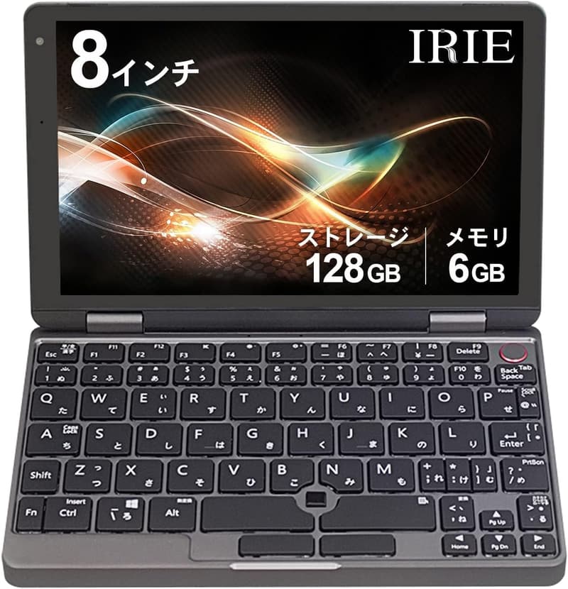 8インチタッチスクリーンノートパソコン Windows11 日本語キーボード メモリ6GB eMMC128GB 360度回転
