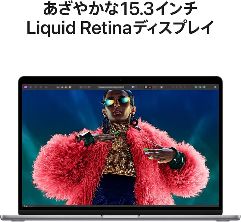 Apple 2024年モデル MacBook Air 13インチ M3チップ 16GB RAM 512GB SSD スペースグレイ