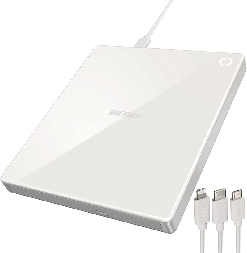 iPhone対応 CDレコーダー ラクレコ＋ ホワイト パソコン不要 語学学習向け