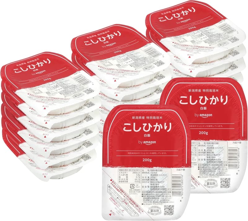 特別栽培米 新潟県産こしひかり 200g×20個 パックご飯