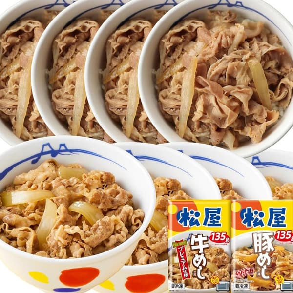 プレミアム牛めし＆豚めしセット（15食×2）【冷凍】