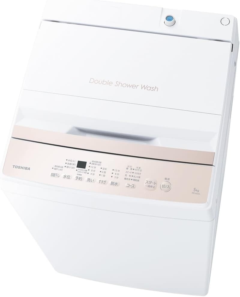 全自動洗濯機 (5.0kg) 東芝 ピュアホワイト AW-5GA4(W)