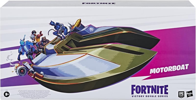 フォートナイト モーターボート デラックス コレクター車両 アクセサリー付き 49cm マルチカラー