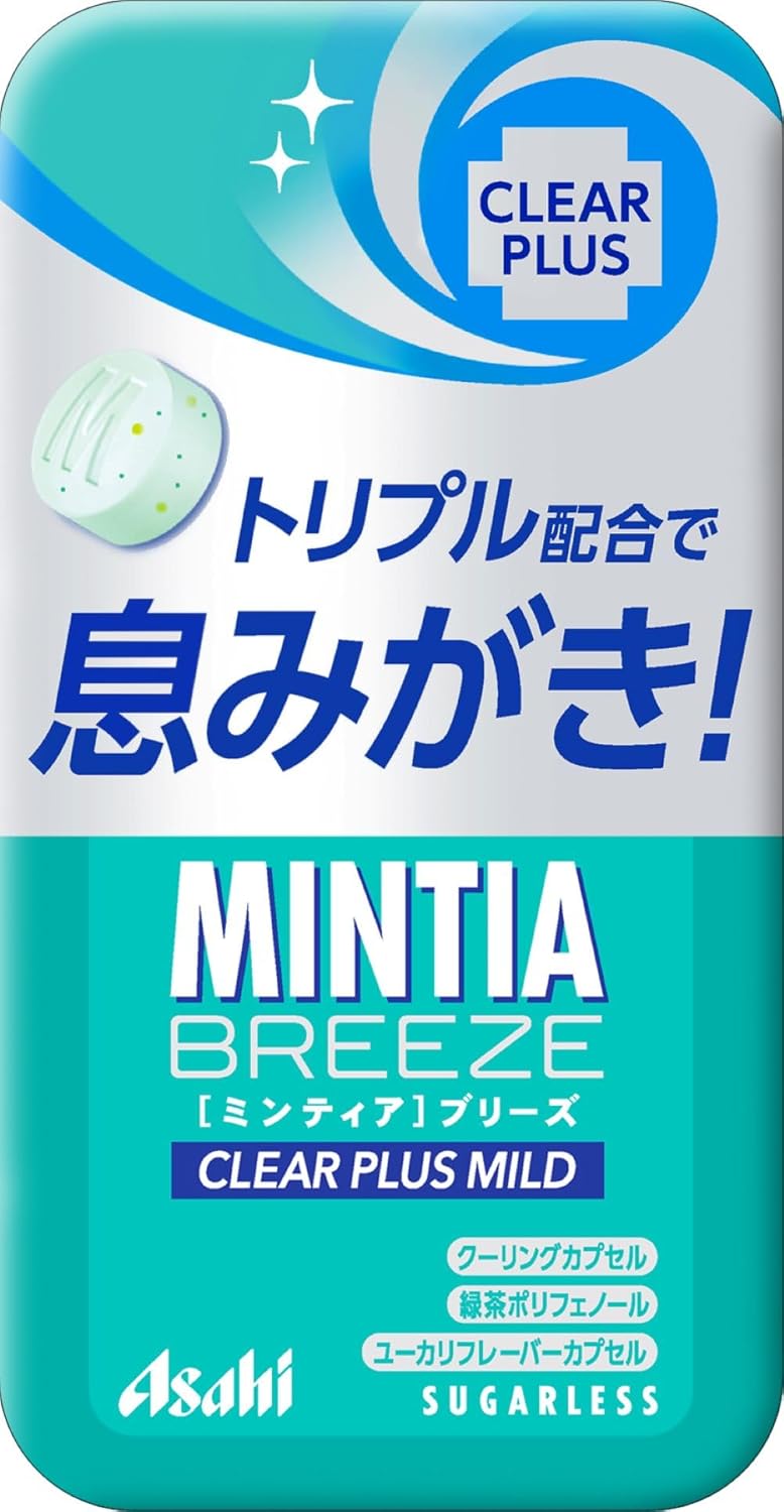 ミンティアブリーズクリアプラスマイルド 30粒×8箱 【アサヒグループ食品】