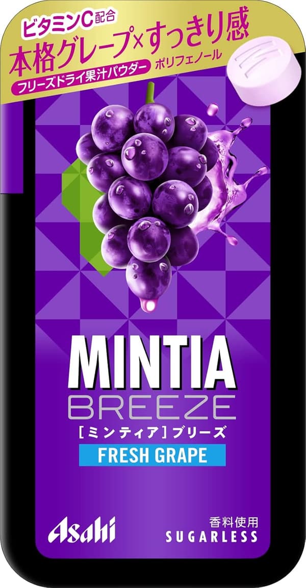ミンティアブリーズ フレッシュグレープ 30粒×8個【アサヒグループ食品】