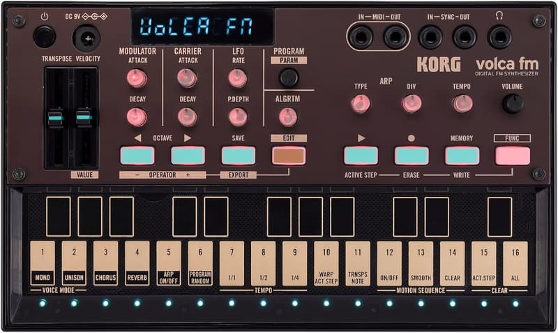 KORG volca fm2 6ボイス FMシンセサイザー コンパクト スピーカー内蔵