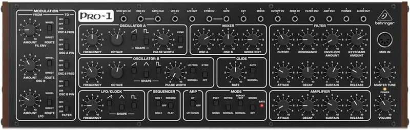 ベリンガー アナログシンセサイザー PRO-1