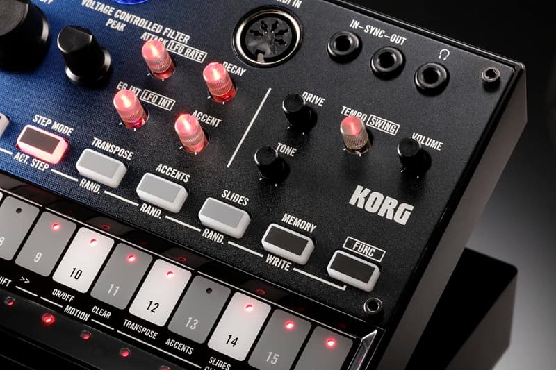 KORG volca nubass シンセサイザー ベースマシン Nutube搭載 16ステップシーケンサー 充電不要コンパクト