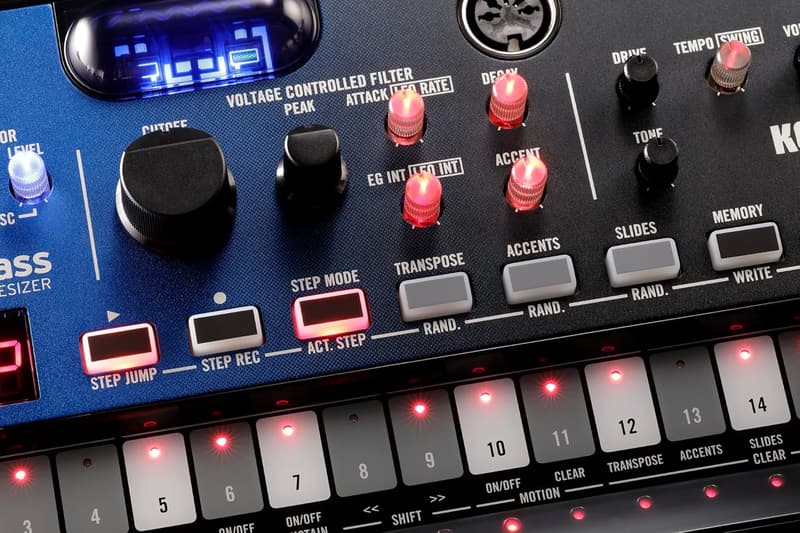 KORG volca nubass シンセサイザー ベースマシン Nutube搭載 16ステップシーケンサー 充電不要コンパクト