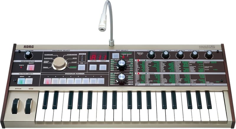 microKORG アナログモデリングシンセサイザー・ボコーダー（電池駆動可、37鍵、アダプター・マイク付属）
