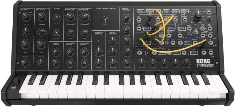 KORG MS-20 mini アナログシンセサイザー MIDI/USB端子付き パッチケーブル付属