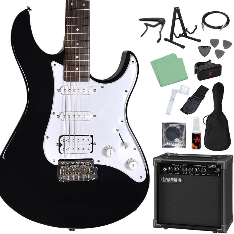 入門用YAMAHA PACIFICA012 エレキギター SSHピックアップ ブラック
