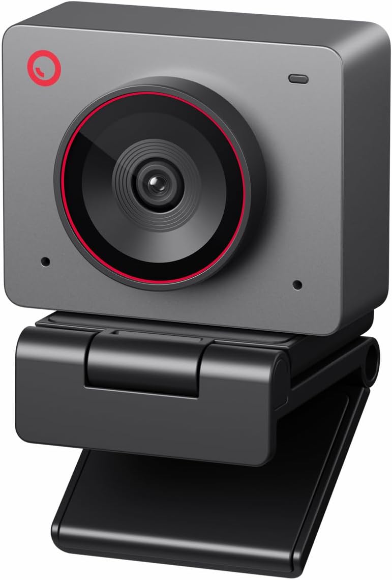 OBSBOT MEET 2 4K AI搭載ウェブカメラ 4800万画素 HDR ノイズ低減マイク (グレー)