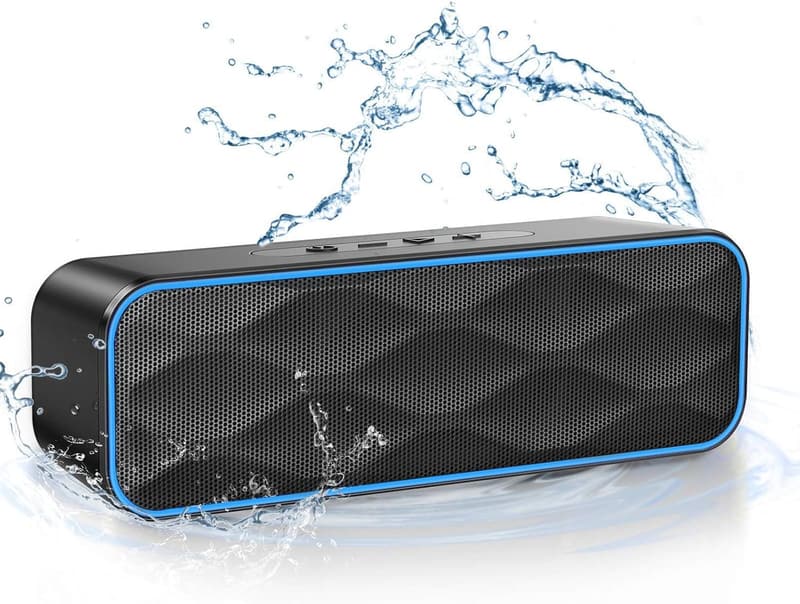 IPX7防水 Bluetoothポータブルスピーカー ワイヤレス ステレオ 内蔵マイク TWS機能付き