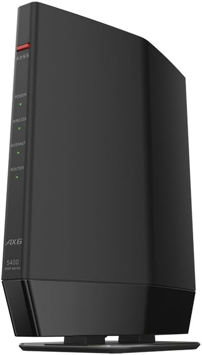 Wi-Fi 6対応バッファロー無線LANルーター AX5400 エコパッケージ【iPhone/PS5/Nintendo Switch動作確認】