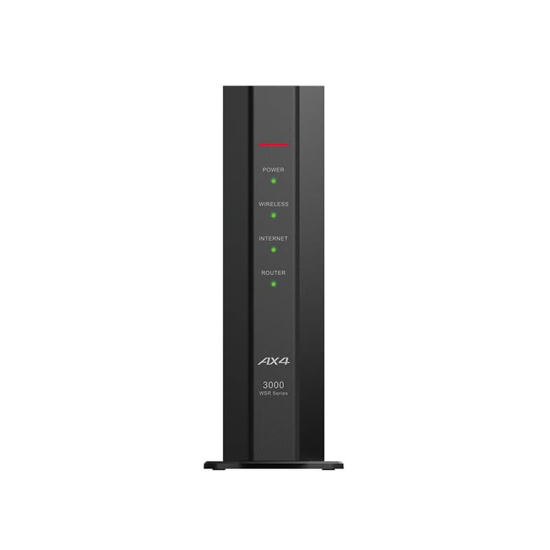 BUFFALO 無線LAN親機 11ax/ac/n/a/g/b 2401+573Mbps WSR-3000AX4P/DBK
