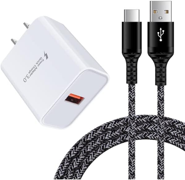 急速充電器 Type-C 18W 3A QC3.0 アダプター USB-Cケーブル 1.83m スマホ用