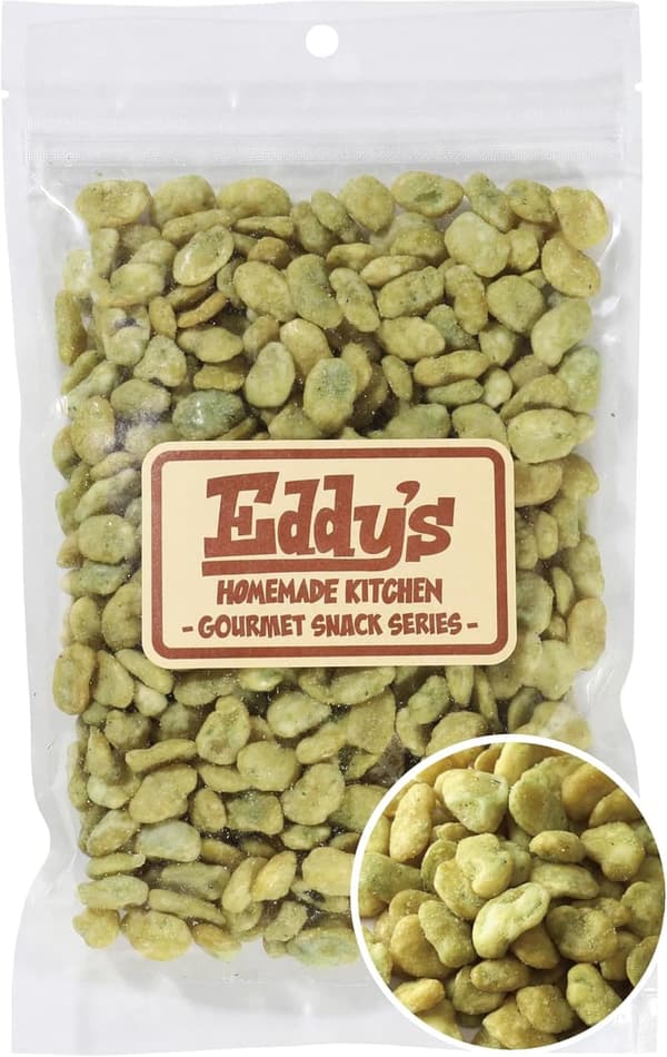 わさび味そら豆おつまみ 200g - ヘルシーでサクサク食感【Eddy'sグルメスナック】